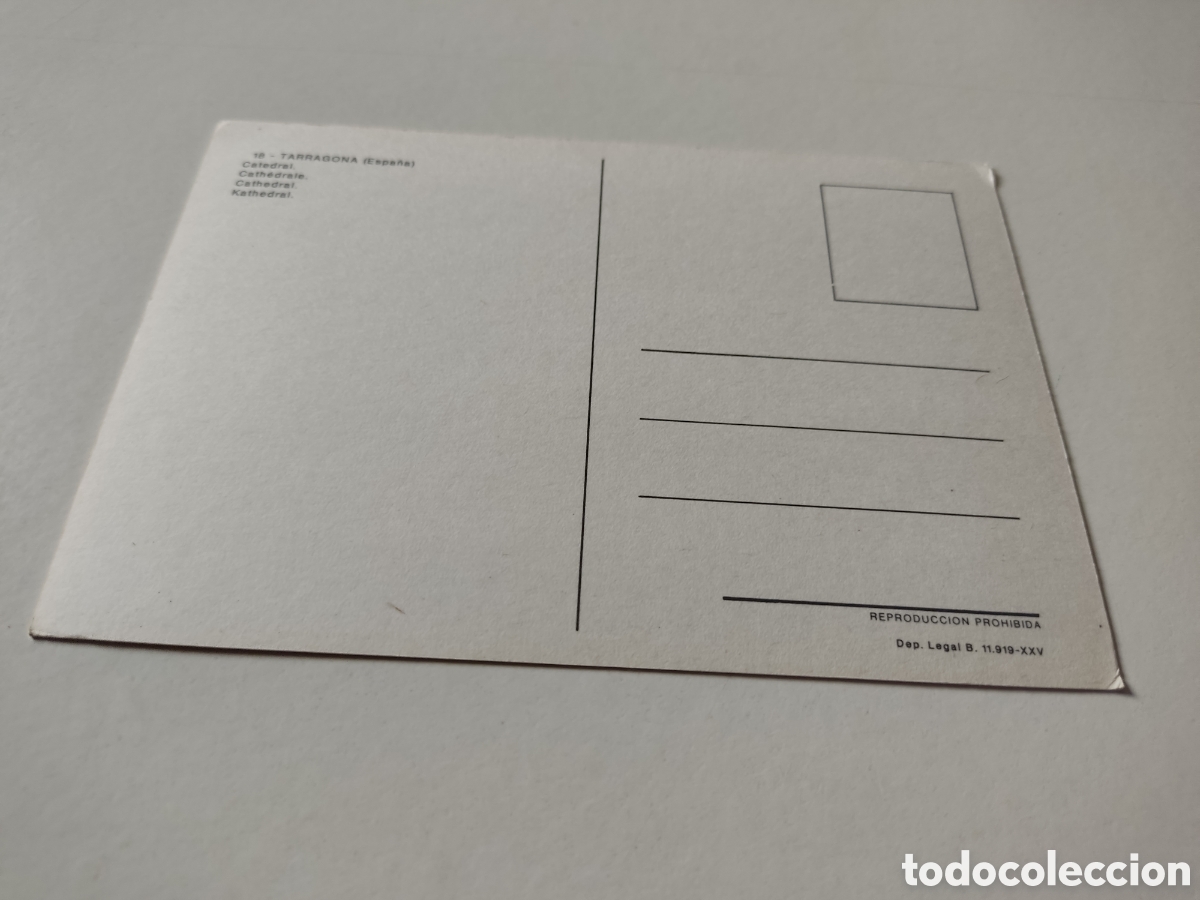 Postales: Postal Tarragona catedral - Foto 2