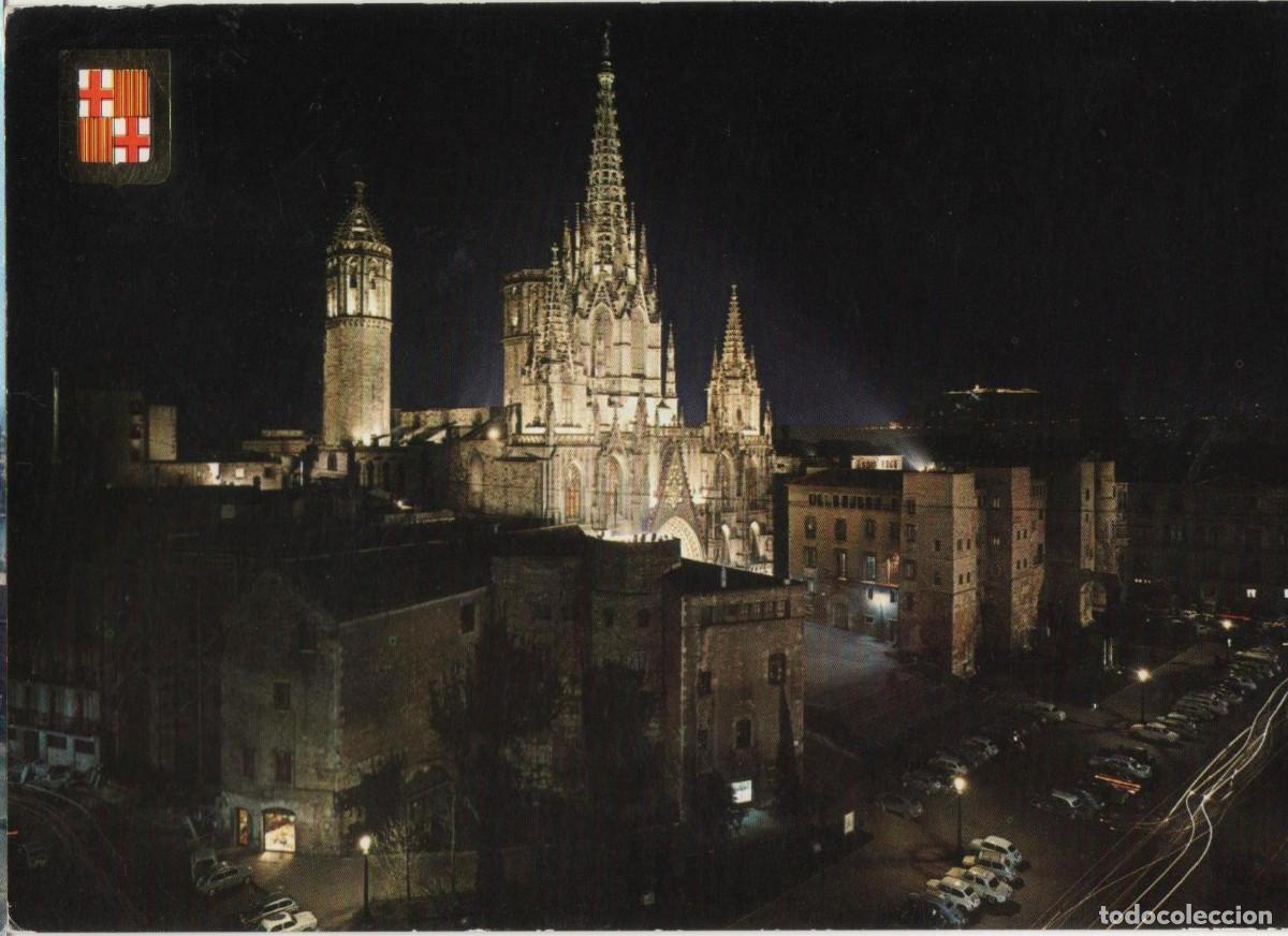 Postales: Barcelona-Catedral-Circulada-