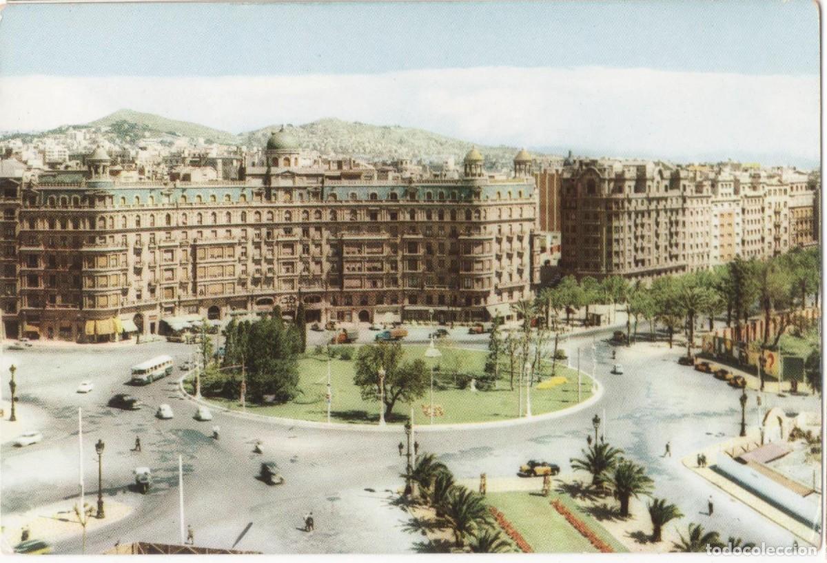 Postales: Barcelona-Palaza Calvo Sotelo-2040--Circulada-