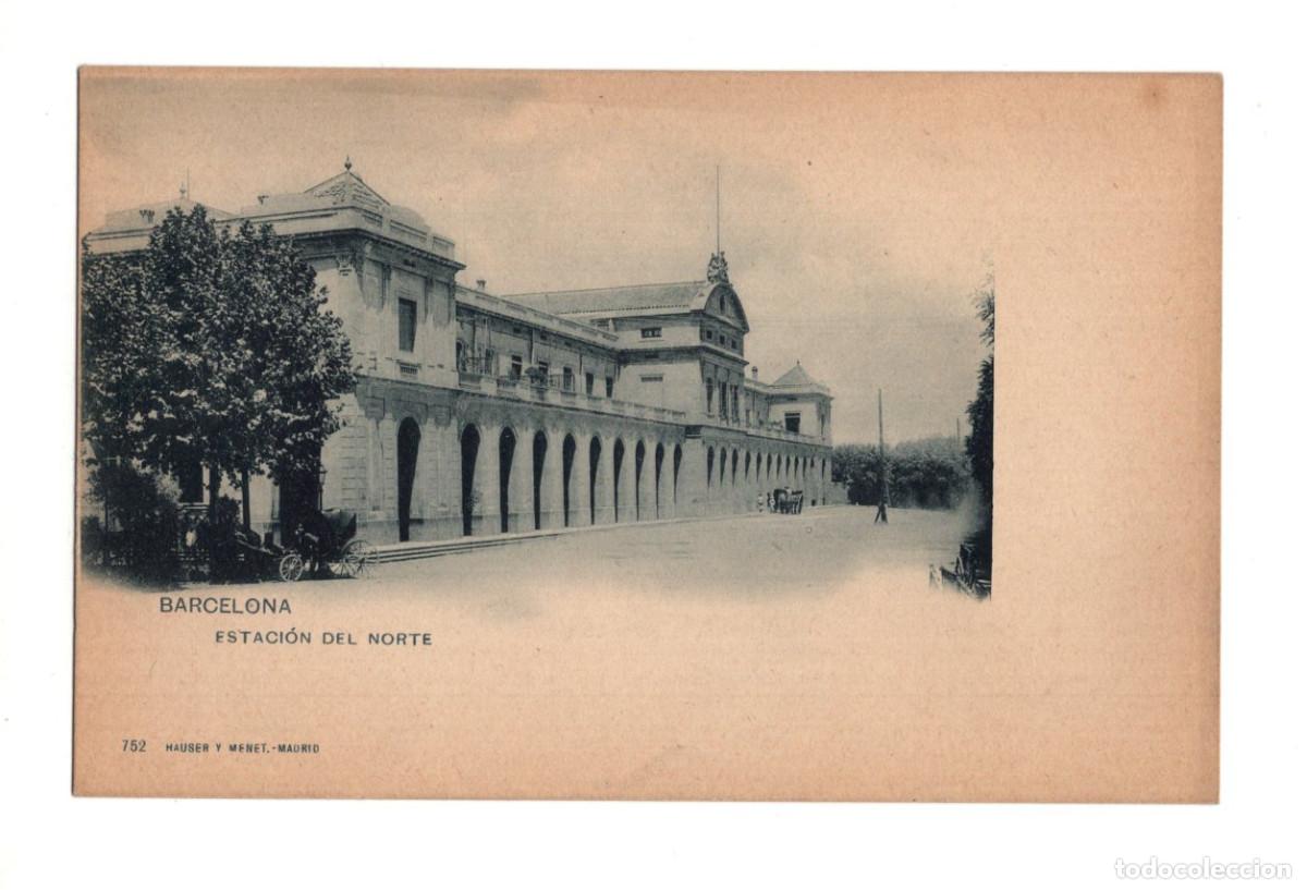 Postales: BARCELONA.- ESTACI&Oacute;N DEL NORTE. - Foto 1