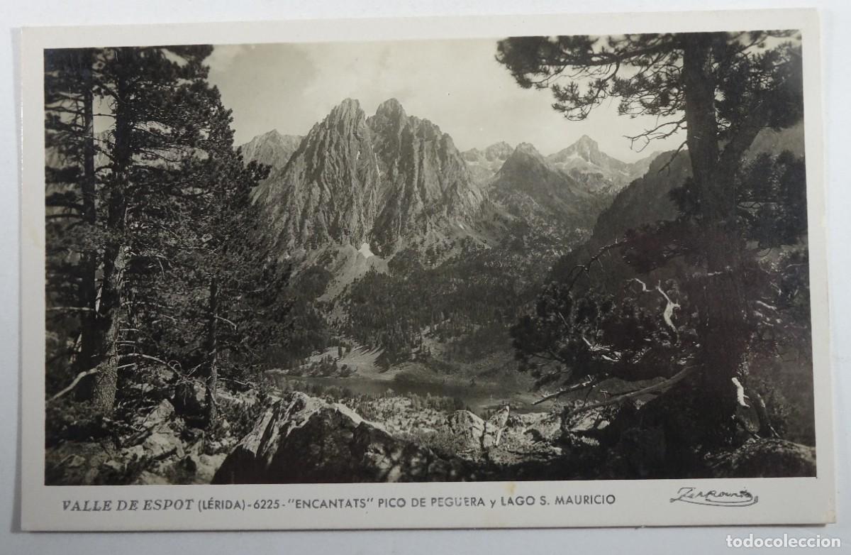 Postales: ANTIGUA POSTAL CPA, VALLE DE ESPOT, ELS ENCANTATS, PEGUERA Y LAGO SAN MAURICIO, ZERKOWITZ, VER FOTOS