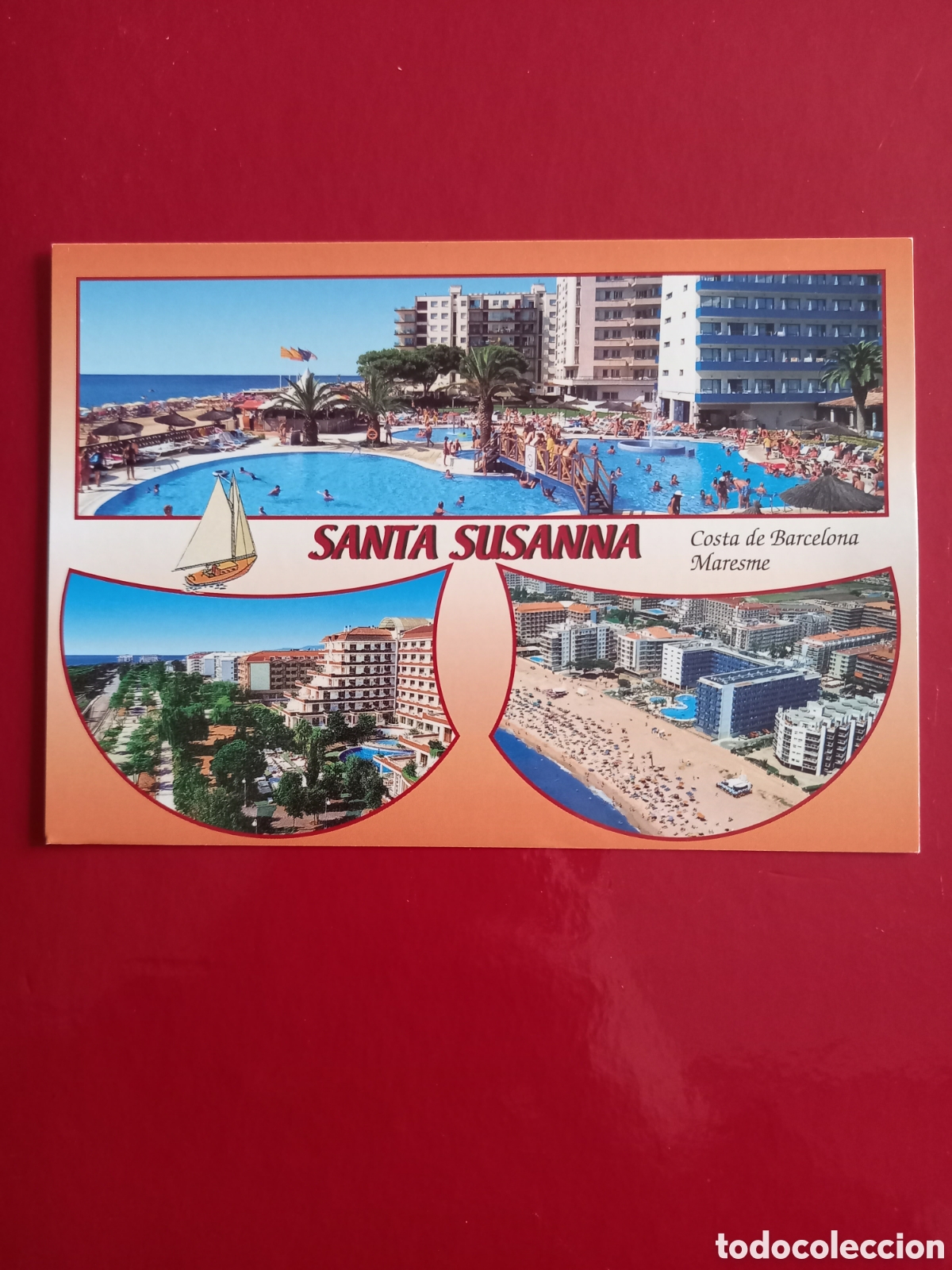 Postales: POSTAL SIN CIRCULAR - SANTA SUSANNA (COSTA DE BARCELONA-MARESME), DIVERSOS ASPECTOS