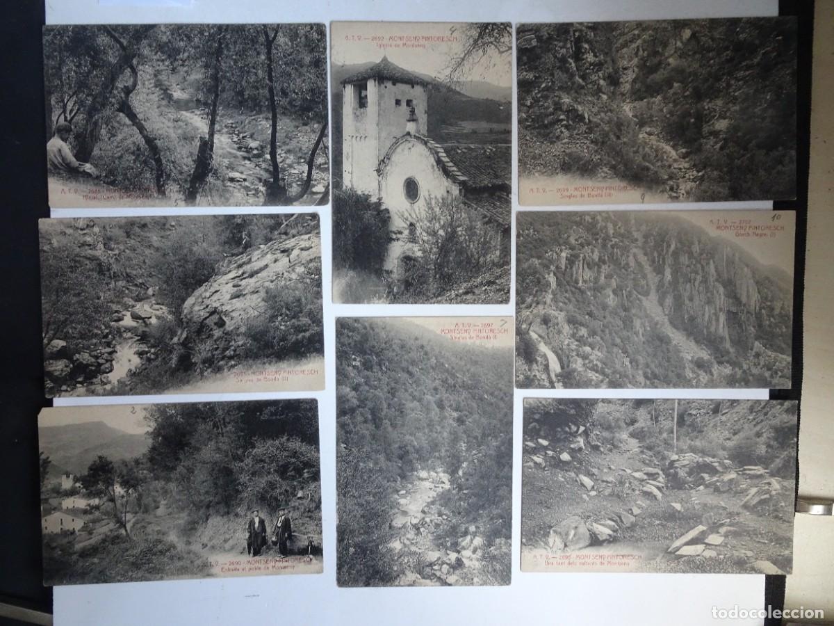 Postcards: LOTE DE 8 ANTIGUAS POSTALES CPA , MONTSENY PINTORESCH, DIFERENTES, VER FOTOS