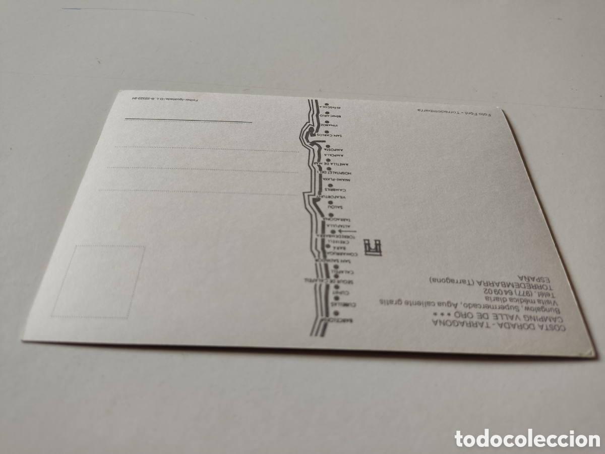 Postales: Postal camping Valle de oro Torredembarra - Foto 2