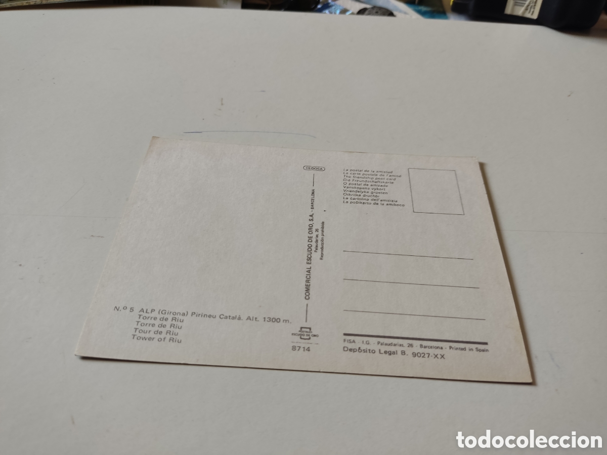 Postales: Postal Alp, Torre de Riu - Foto 2