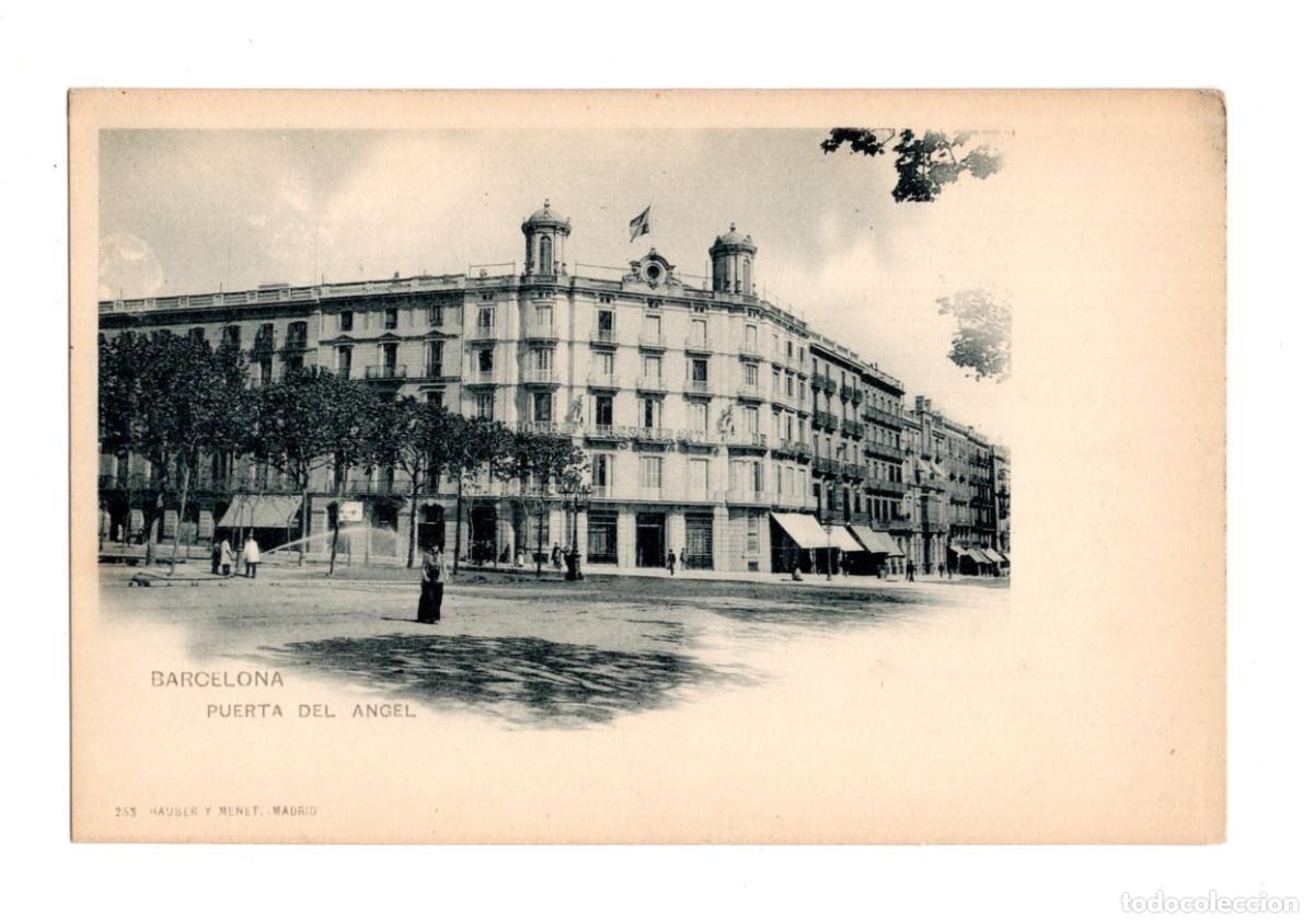 Postales: BARCELONA.- PUERTA DEL ANGEL. - Foto 1