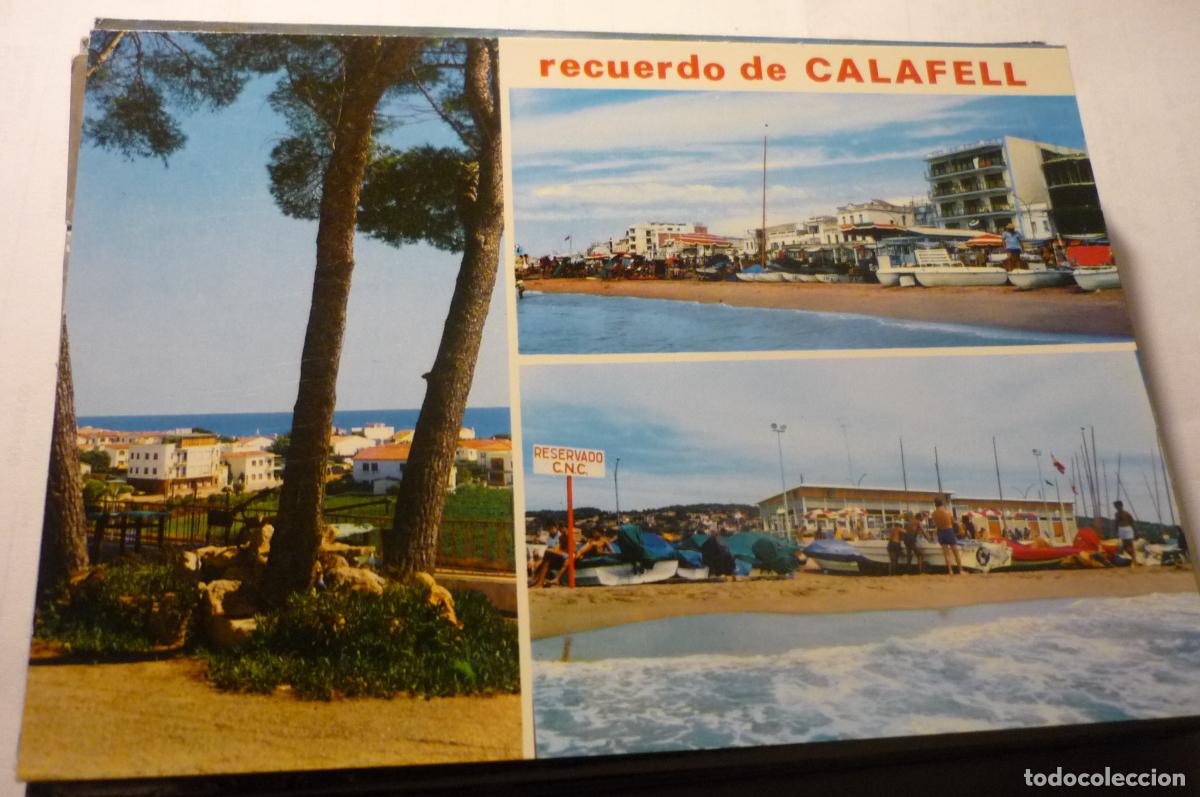 Postales: postal calafell varios aspectos cm - Foto 1