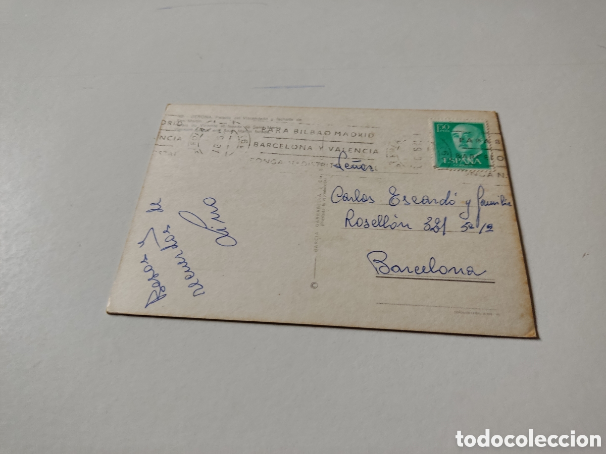 Postales: Postal Gerona panor&aacute;mica - Foto 2