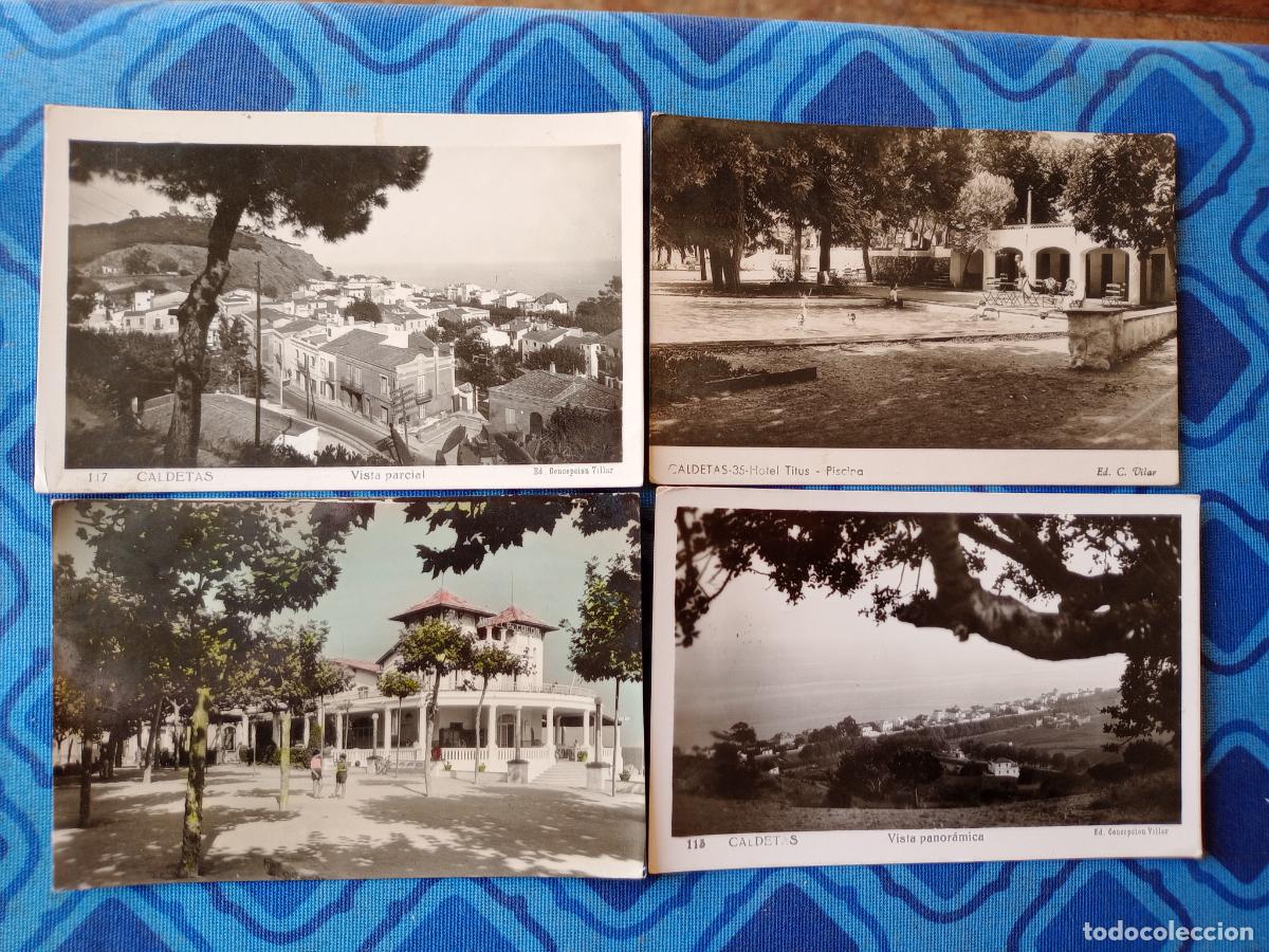 Postales: Caldetas: 4 postales antiguas - Foto 1