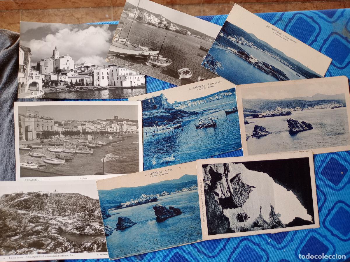 Postales: Cadaqu&eacute;s: 9 postales antiguas - Foto 1