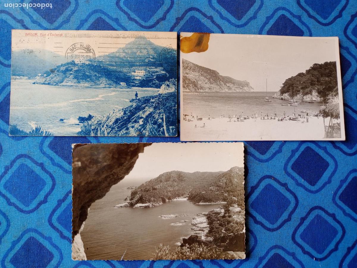 Postales: Bagur: 3 postales antiguas - Foto 1