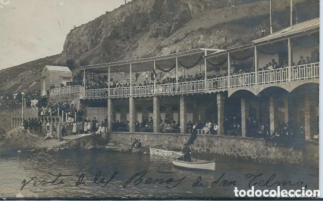Postales: SAN FEL&Iacute;U DE GUIXOLS (GERONA) - BA&Ntilde;OS DE SAN TELMO