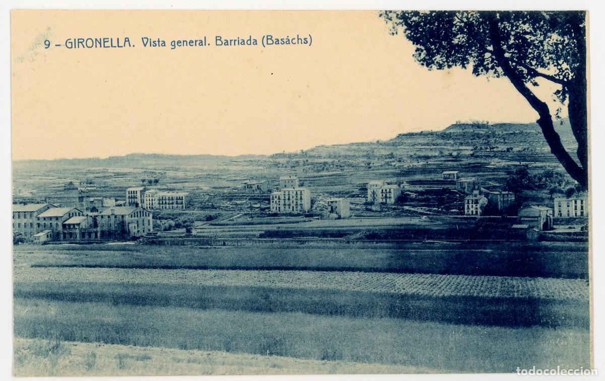 Postales: a09623 10915 gironella vista general barriada (basachs) thomas n&ordm;9 sc