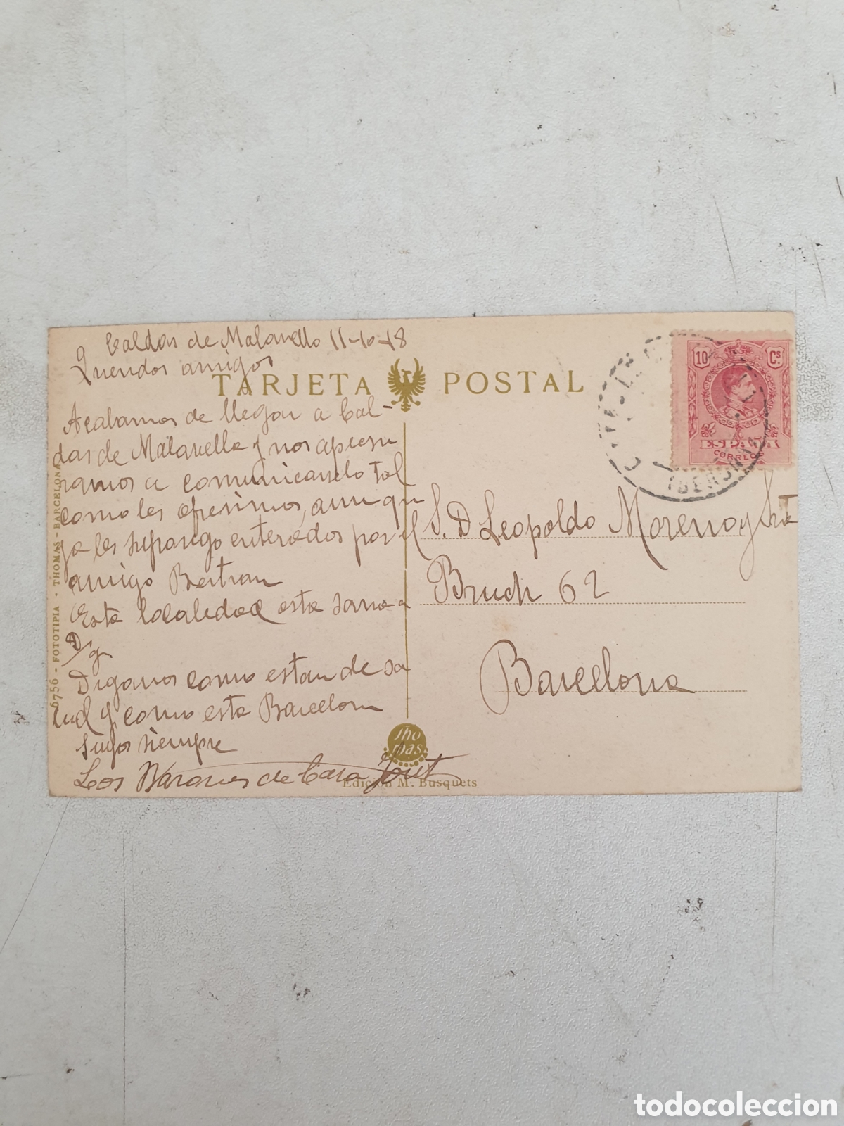 Postales: CALDES DE MALAVELLA. TERMAS ROMANAS - Foto 2