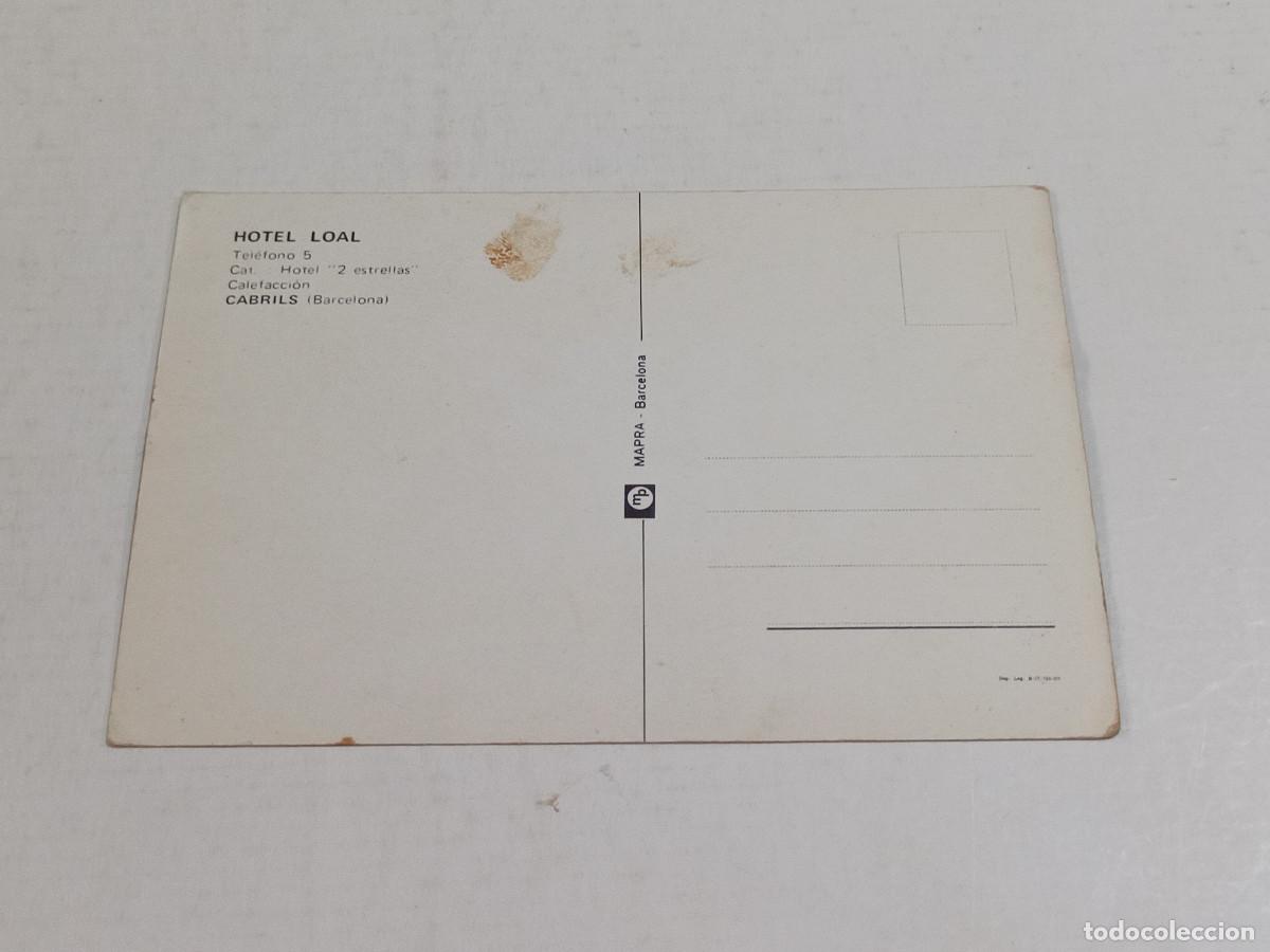 Postales: MARESME - POSTAL CABRILS - HOTEL LOAL - Foto 2