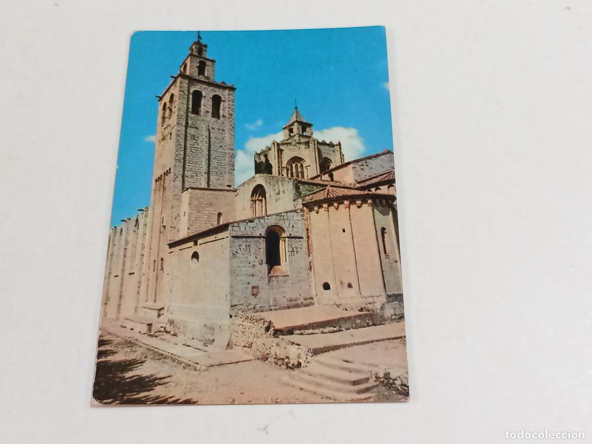 Postales: VALL&Eacute;S OCCIDENTAL - POSTAL SAN CUGAT DEL VALL&Eacute;S - CAMPANARIO Y &Aacute;BSIDE DEL MONASTERIO