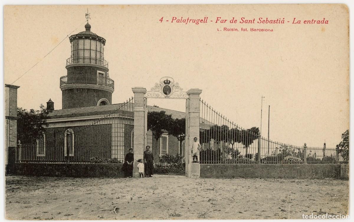 Postales: a09637 plafrugell far de sant sebastia la entrada roisin n&ordm;4 sc animada
