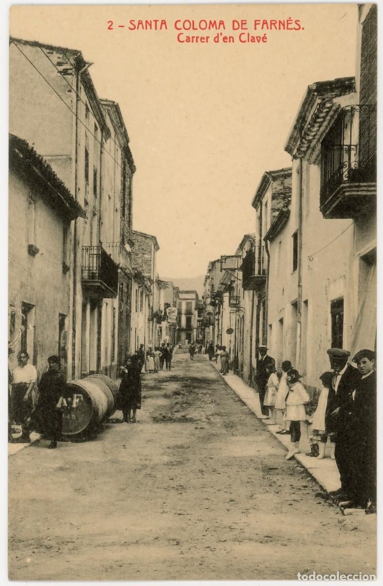 Postais: a09655 santa coloma de farners carrer d'en clave thomas n&ordm;2 sc animada