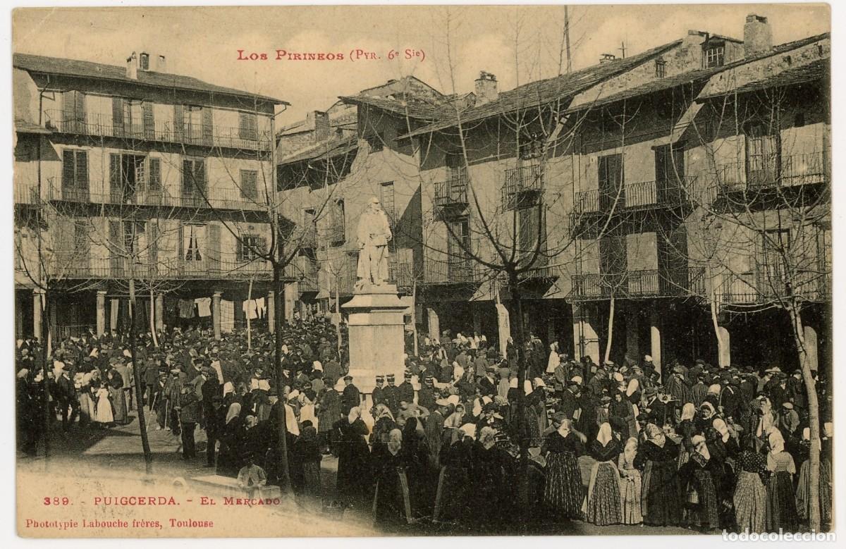 Postais: a09677 puigcerda el mercado labouche n&ordm;389 sc muy animada