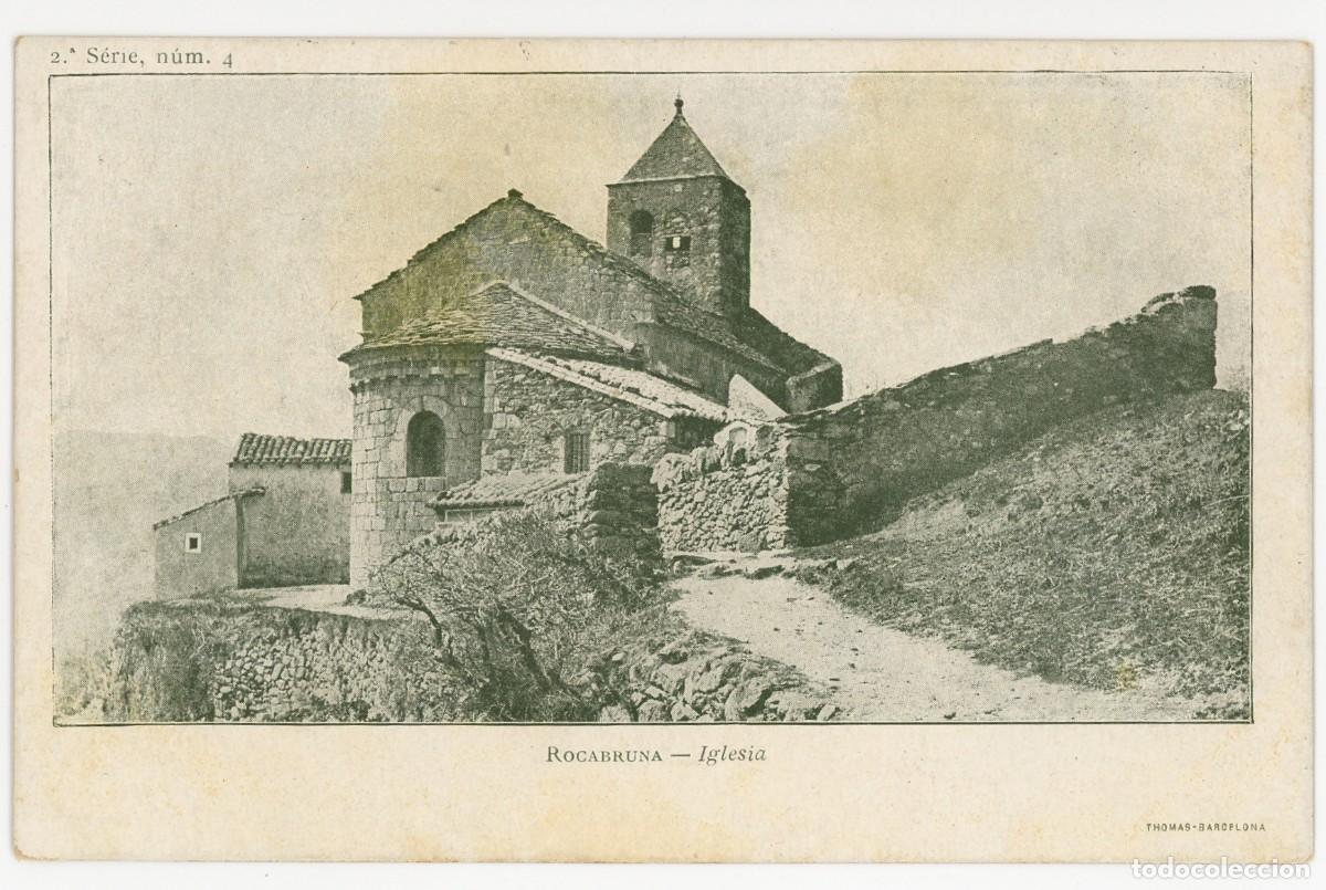 Postales: a09692 rocabruna iglesia thomas n&ordm;4 serie 2 circulada reverso sin dividir