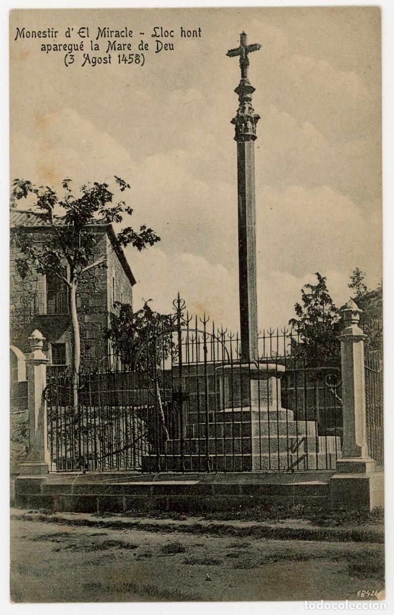 Postcards: a09712 monestir d'el miracle lloc hont aparegue la mare de deu Roca sc