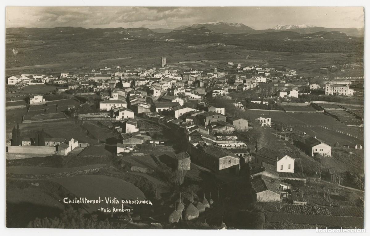Postais: a09792 castellter&ccedil;ol vista panoramica renom circulada fotografica