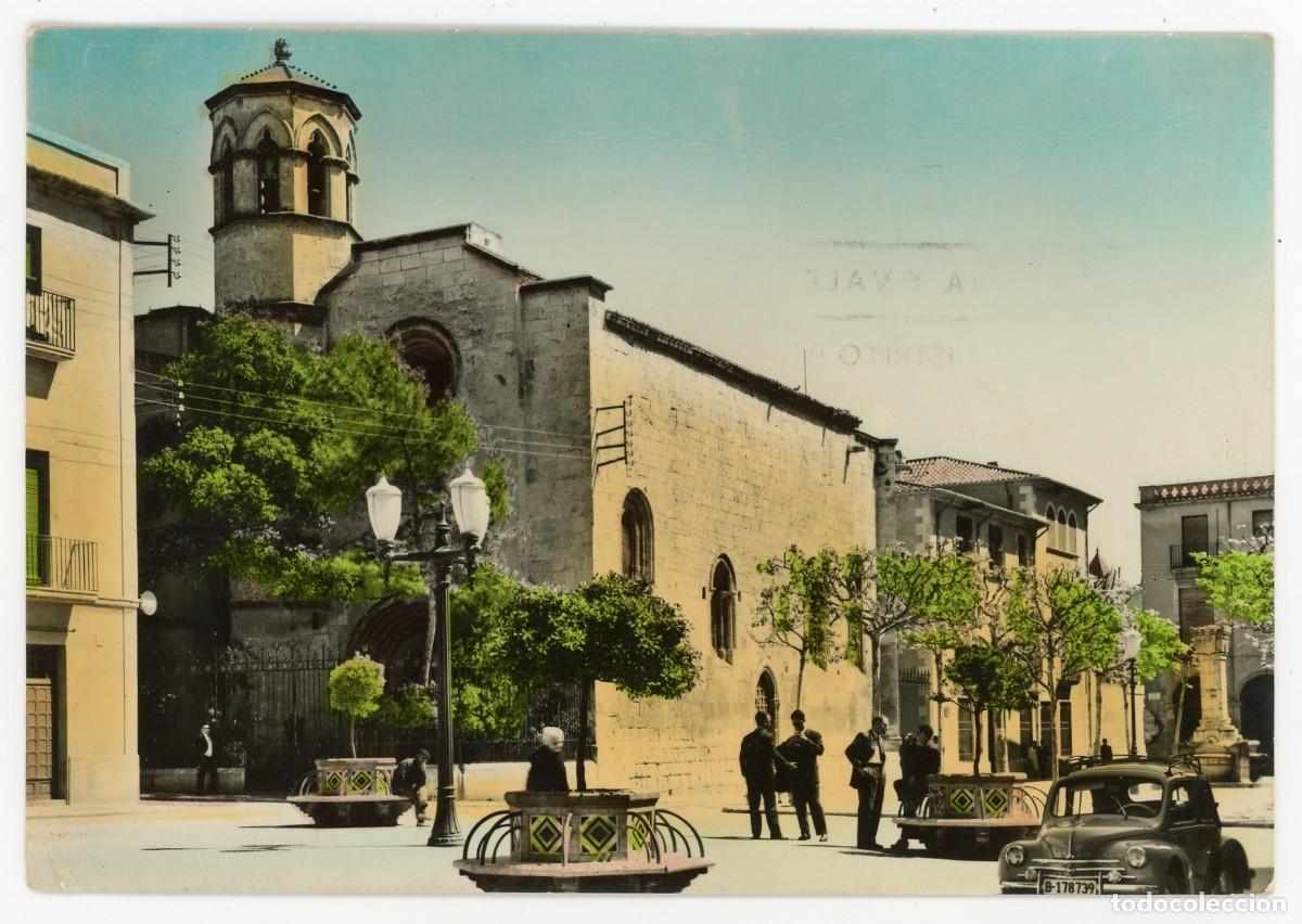 Postcards: a09794 vilafranca del penedes iglesia san juan soberanas n&ordm;1 circulada sin sello fotografica 4cv