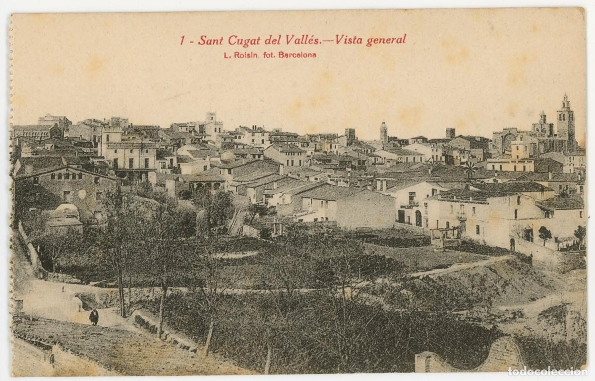 Cartoline: a09837 Sant cugat del valles vista general roisin n&ordm;1 sc
