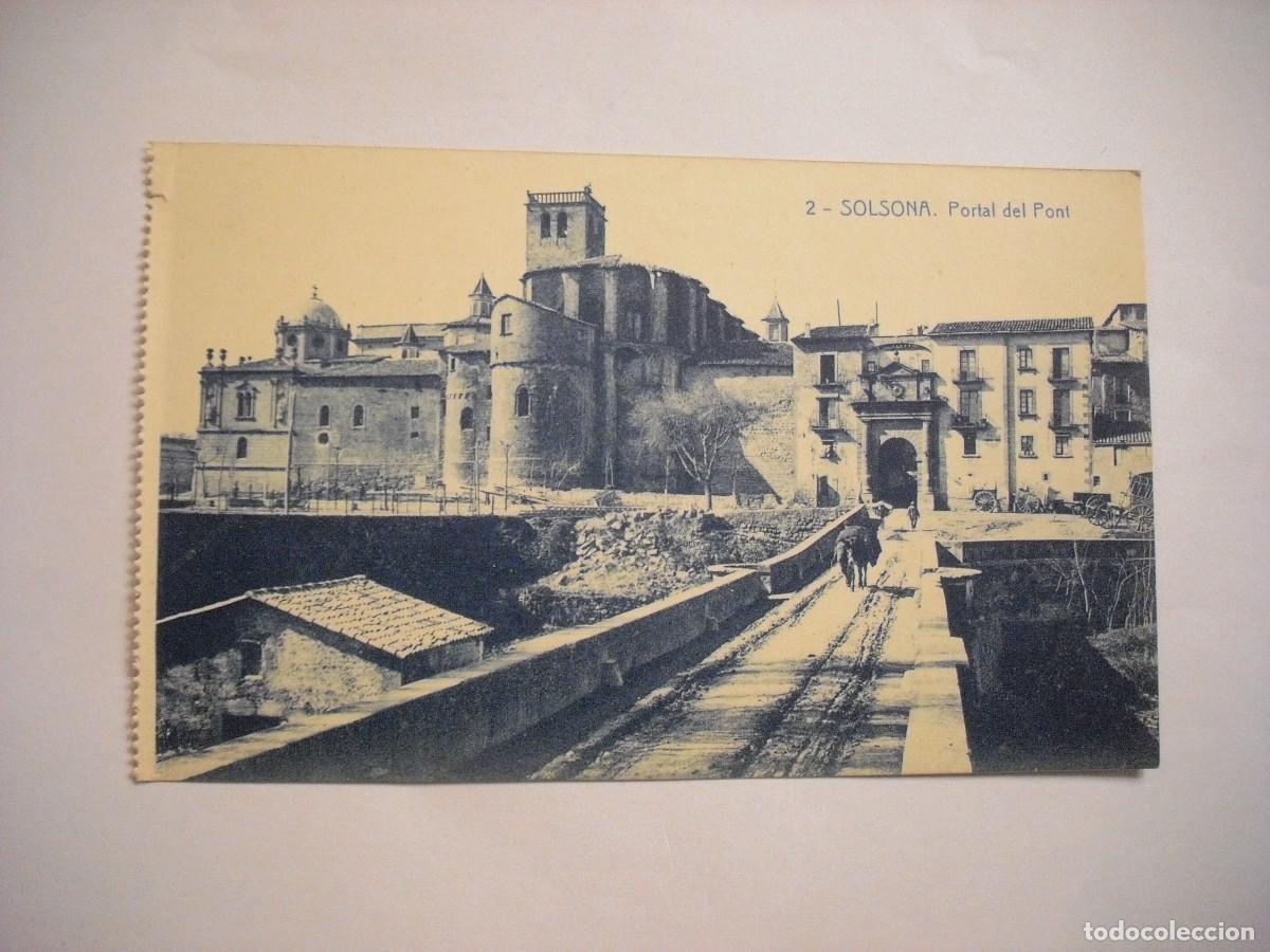 Postales: SOLSONA 2 , PORTAL DEL PONT . THOMAS, SIN CIRCULAR. - Foto 1