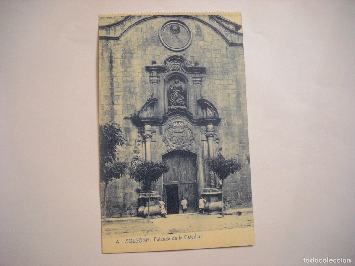 Postales: SOLSONA 4, FATXADA DE LA CATEDRAL . THOMAS, SIN CIRCULAR. - Foto 1