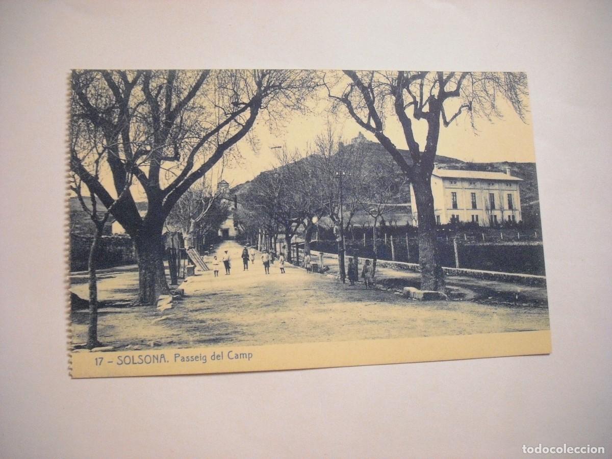 Postales: SOLSONA 17, PASSEIG DEL CAMP . THOMAS, SIN CIRCULAR. - Foto 1