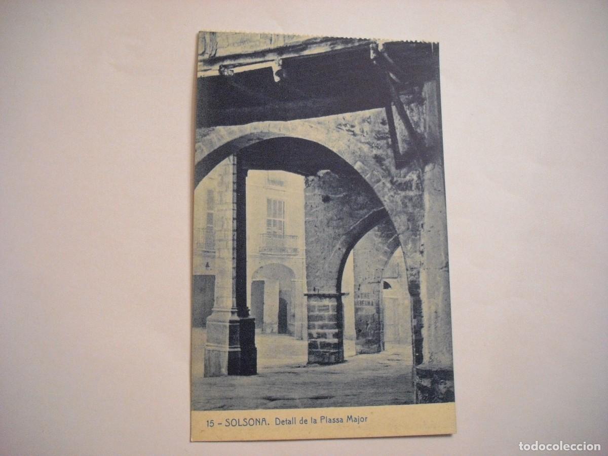 Postales: SOLSONA 15 . DETALL DE LA PLASSA MAJOR . THOMAS, SIN CIRCULAR. - Foto 1