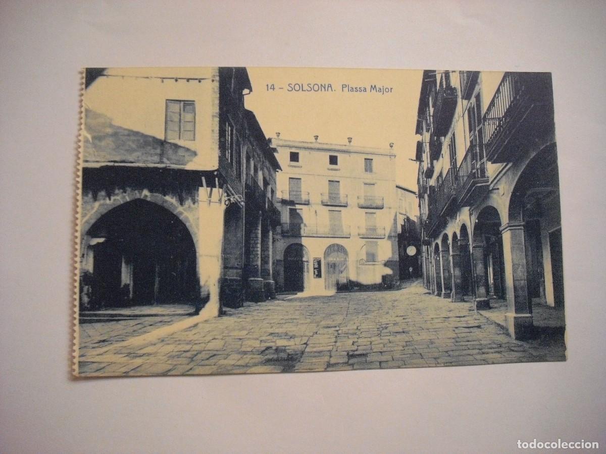 Postales: SOLSONA 14 , PLASSA MAJOR . THOMAS, SIN CIRCULAR. - Foto 1