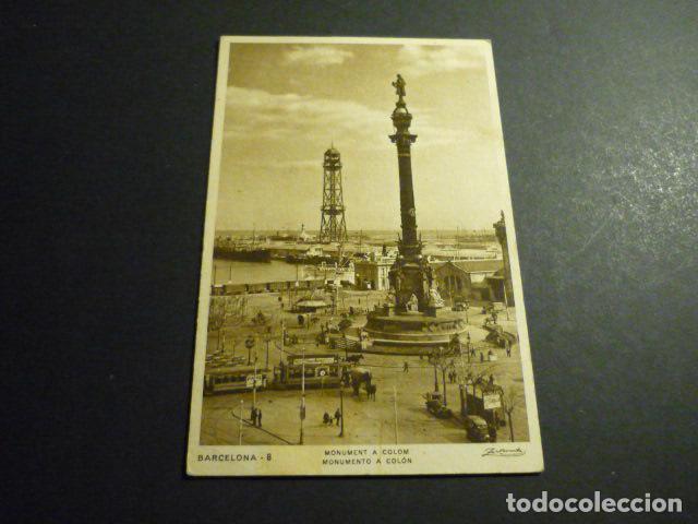 Postales: BARCELONA MONUMENTO A COLON - Foto 1