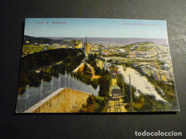 Postales: BARCELONA ESTACION DEL FUNICULAR TIBIDABO - Foto 1