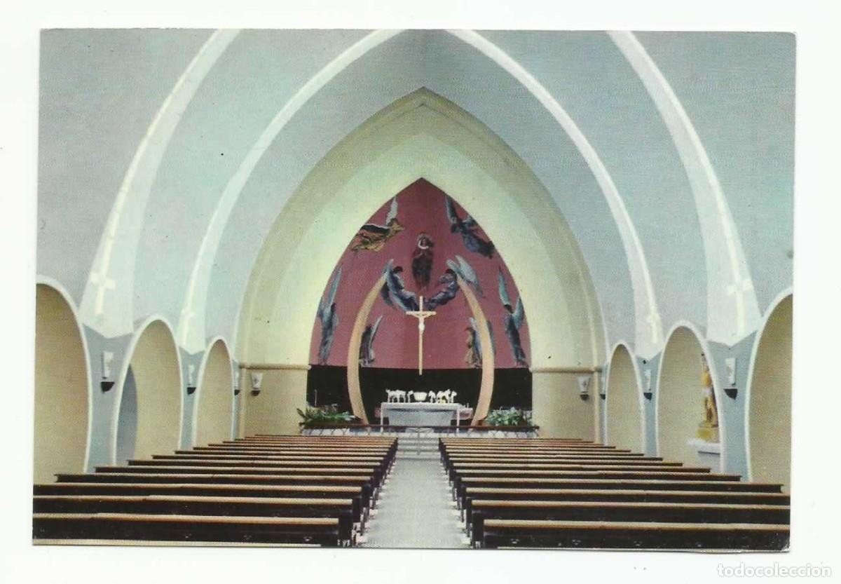 Cartes Postales: Postal 1422, Pont de Suert, Pirineos Centrales, Interior de la Iglesia, 1958