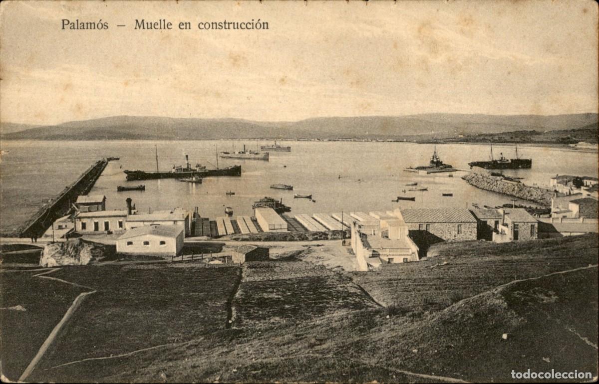 Postales: Palam&oacute;s - Muelle en construcci&oacute;n - Foto 1