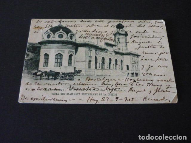 Postales: BARCELONA TIBIDABO CAFE DE LA CUSPIDE - Foto 1