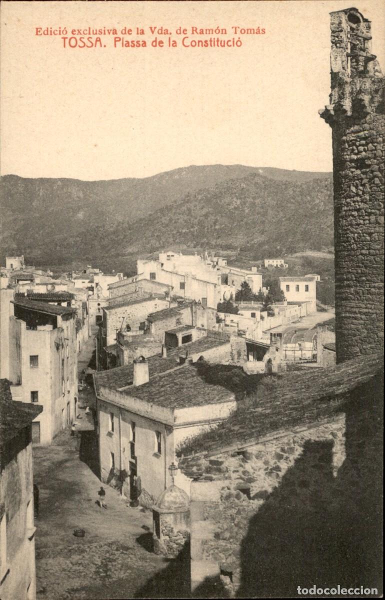 Postales: Tossa Exclusiva de la vda. de Ram&oacute;n Tom&aacute;s - Plassa de la Constituci&oacute; - Foto 1