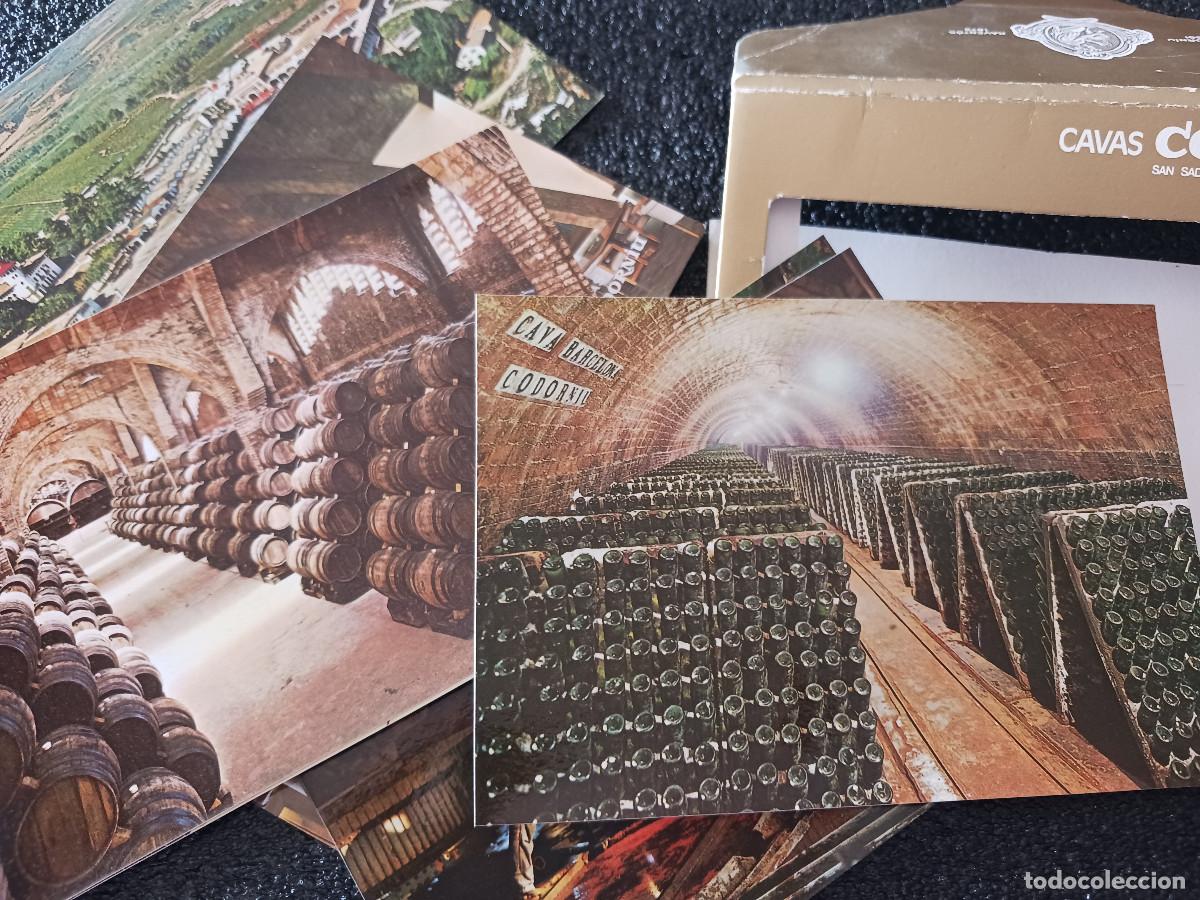 Postales: 7 postales con su estuche de cavas codorniu - Foto 2
