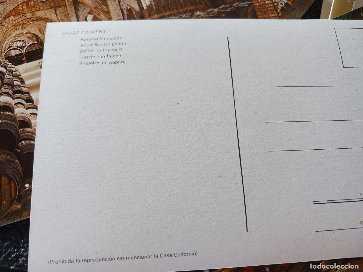 Postales: 7 postales con su estuche de cavas codorniu - Foto 3
