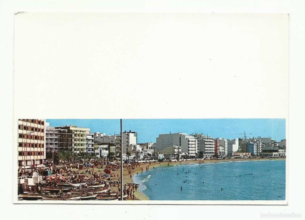 Postales: Postal TS11 Playa de Las Canteras, Las Palmas de Gran Canaria, 1970, MUY RARO