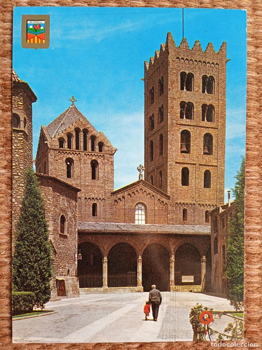 Postales: RIPOLL - GERONA - ESCUDO DE ORO - Foto 1