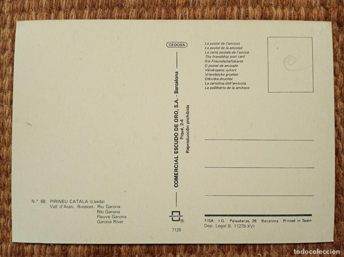Postales: BOSSOST - LLEIDA - ESCUDO DE ORO - Foto 2