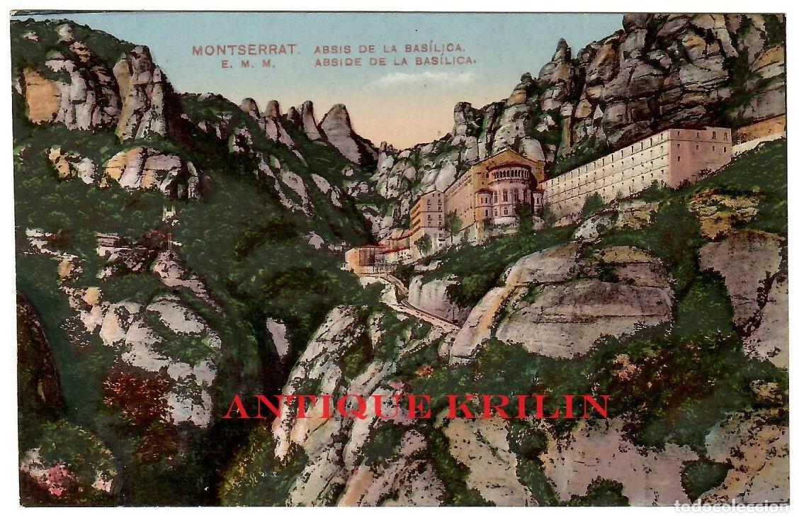 Cartes Postales: MONTSERRAT / ABSIS DE LA BASILICA / E.M.M. KUNSTANSTALT THEODOR EISMANN N&ordm; 543 /SIN FRANQUEAR
