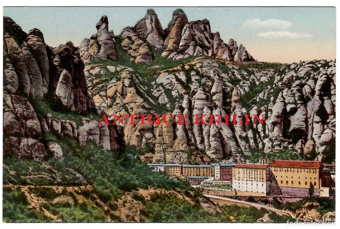 Cartes Postales: MONTSERRAT / SANTUARI VISTA / E.M.M. KUNSTANSTALT THEODOR EISMANN N&ordm; 29 / SIN FRANQUEAR