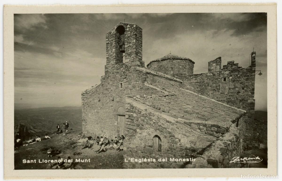 Postcards: a09989 sant lloren&ccedil; del munt la mola esglesia del monestir zerkowitz sc fotografica