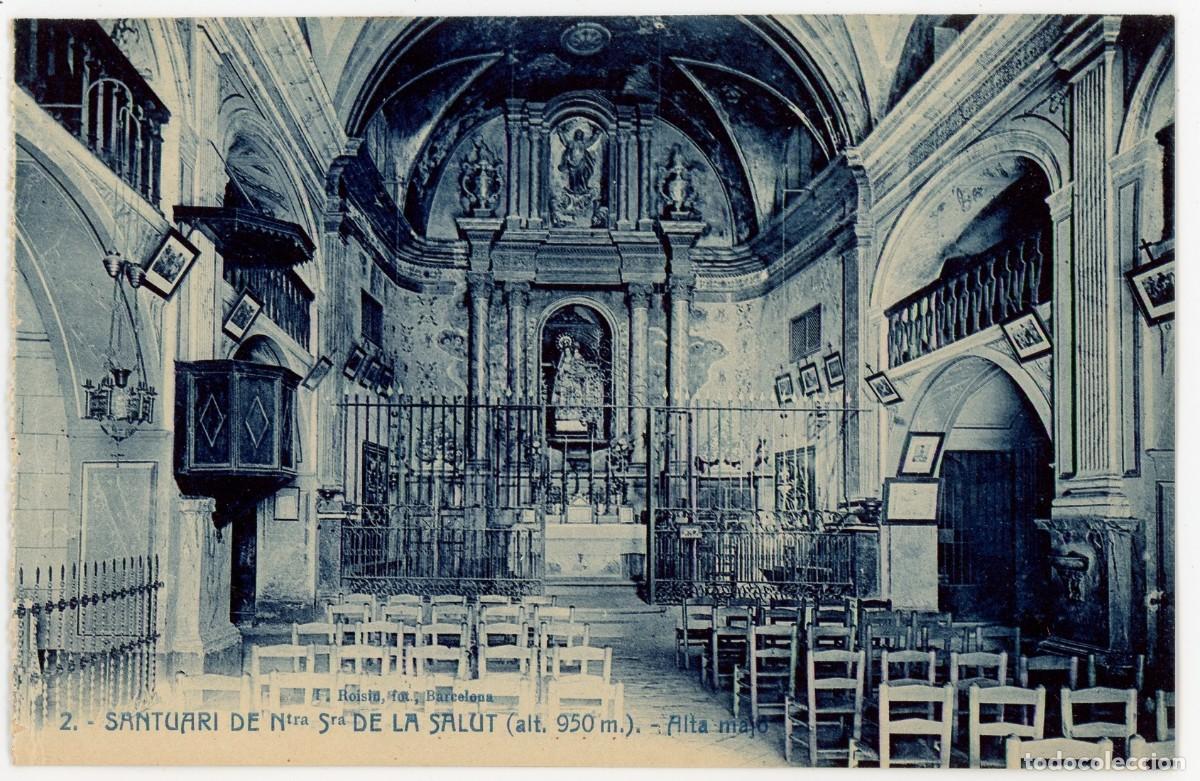 Postcards: a09993 Santuari de Ntra Sra de la Salut altar major Roisin n&ordm;2 sc