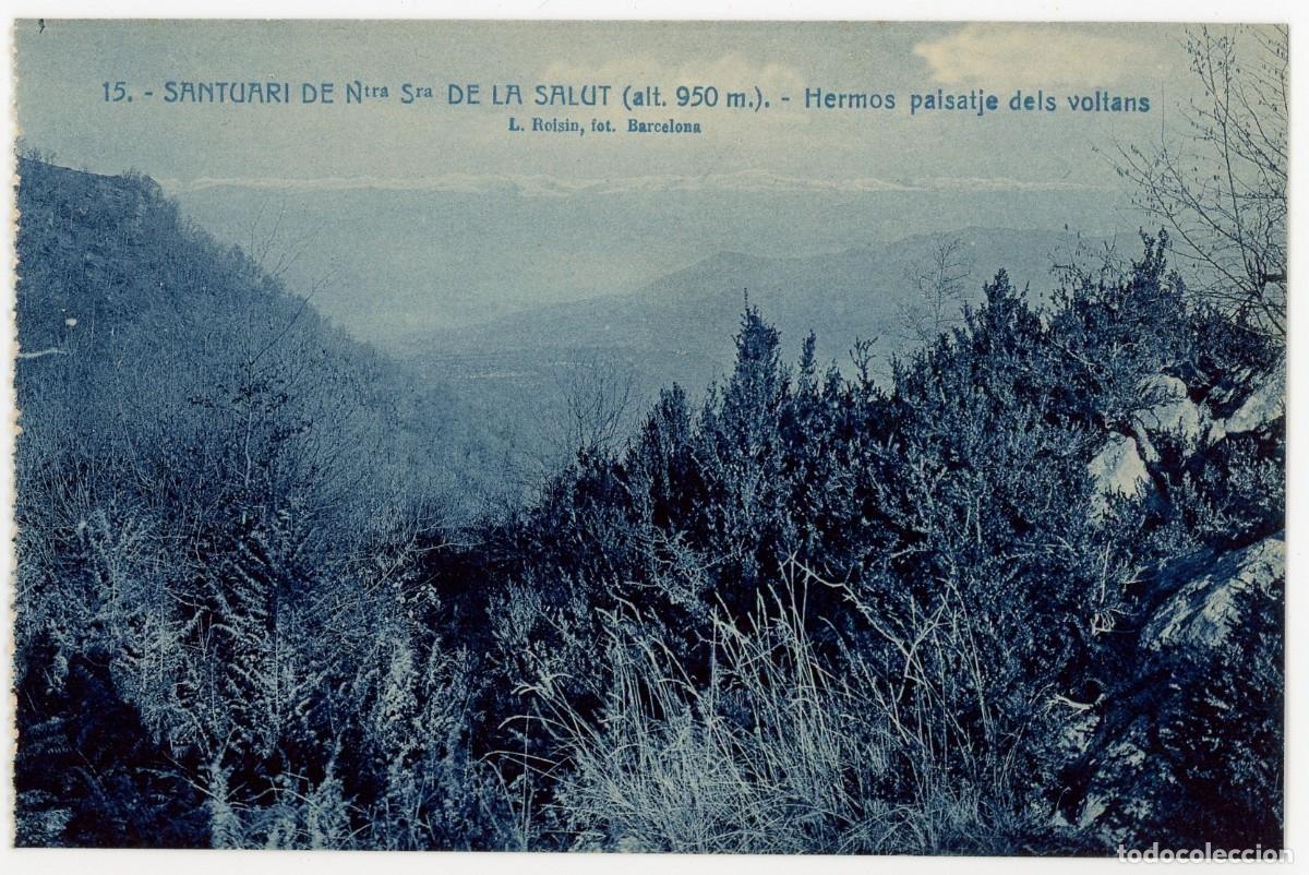 Postkarten: a09998 Santuari de Ntra Sra de la Salut hermos paisatje del voltans Roisin n&ordm;15 sc