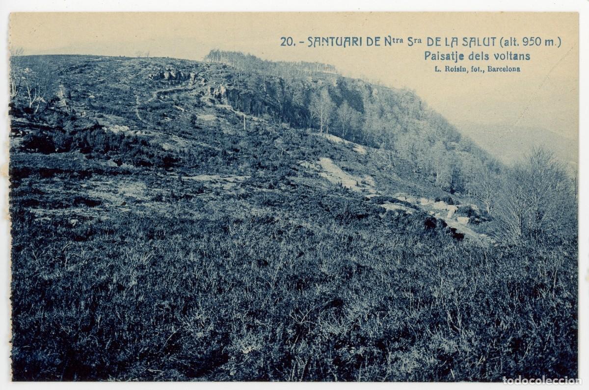 Postcards: a10011 Santuari de Ntra Sra de la Salut paisatje del voltans Roisin n&ordm;20 sc